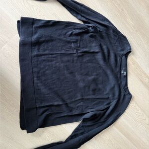a.n.a Black Crew Neck Sweater